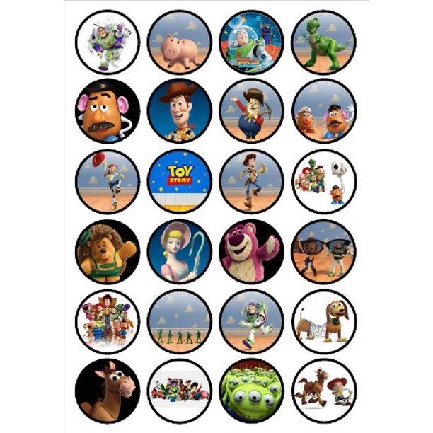 Toy Story Edible Cupcake Toppers